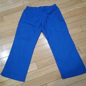 Electric blue scrub pants
